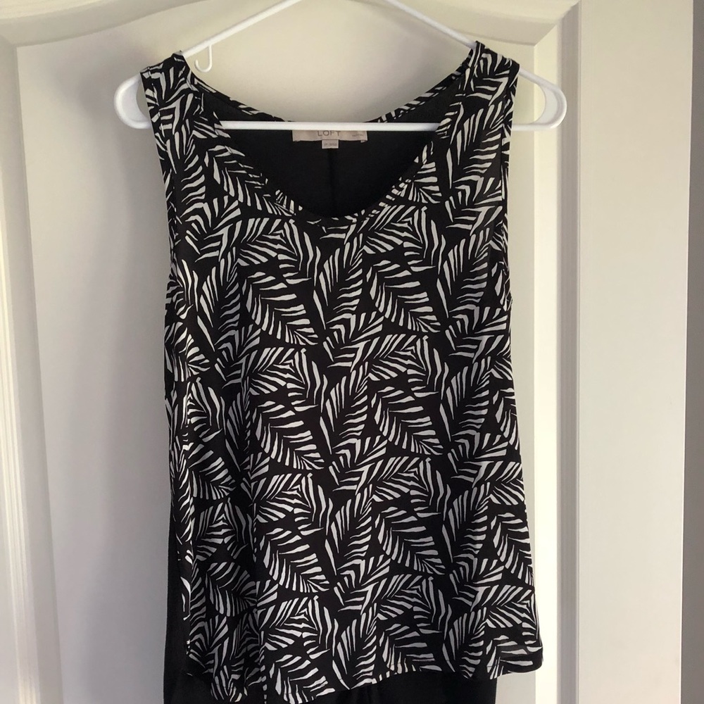 Ann Taylor loft silk tank, size small-petite